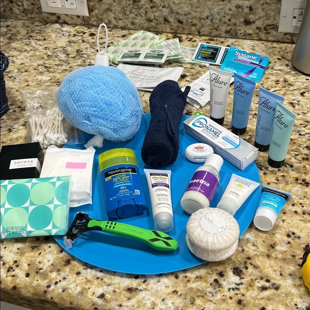 Basket of Guest-Sized Bath Goodies